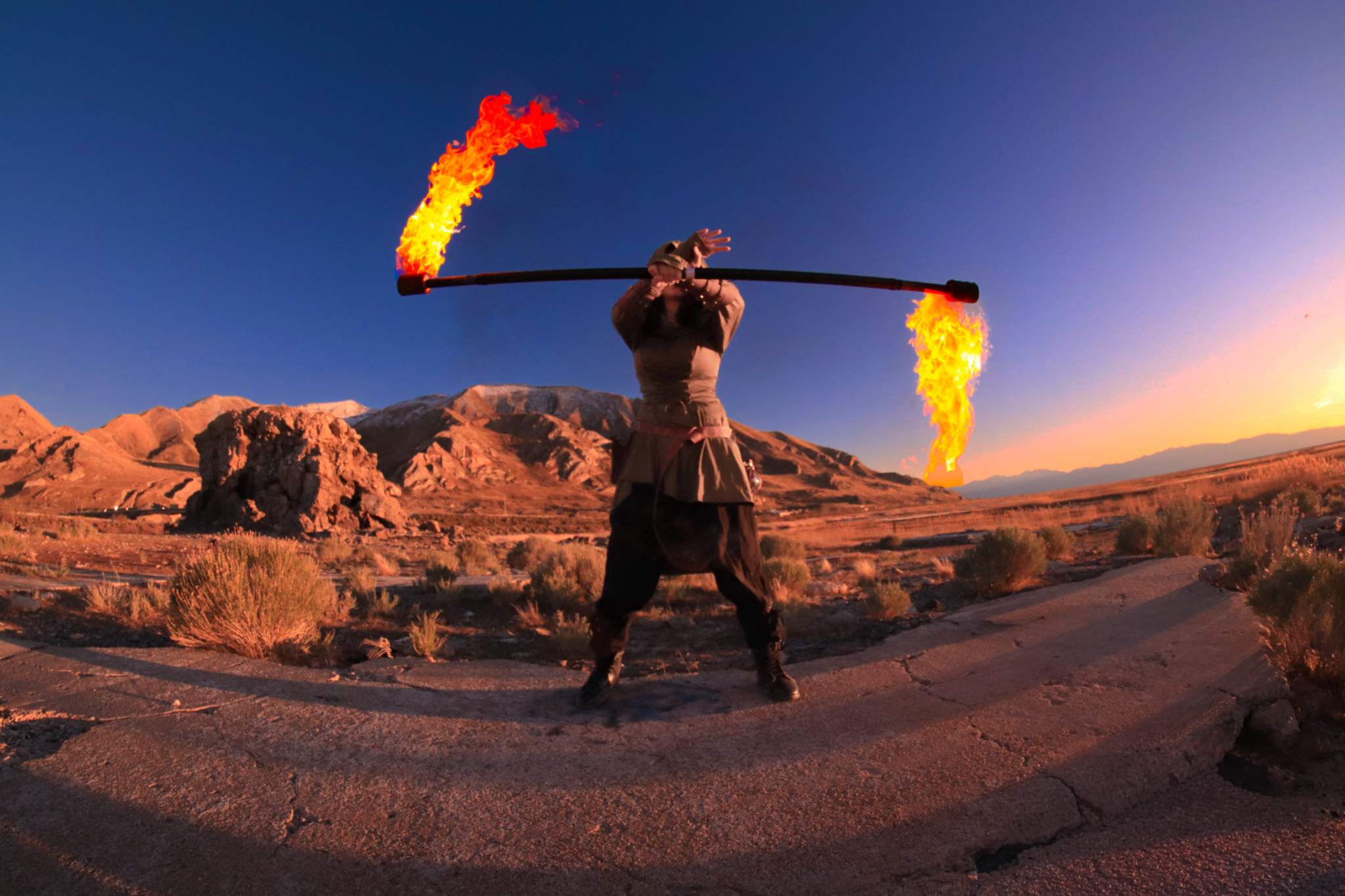 Wide fire staff performance landscape